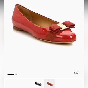 Authentic Varina Patent Leather Ballet Flats